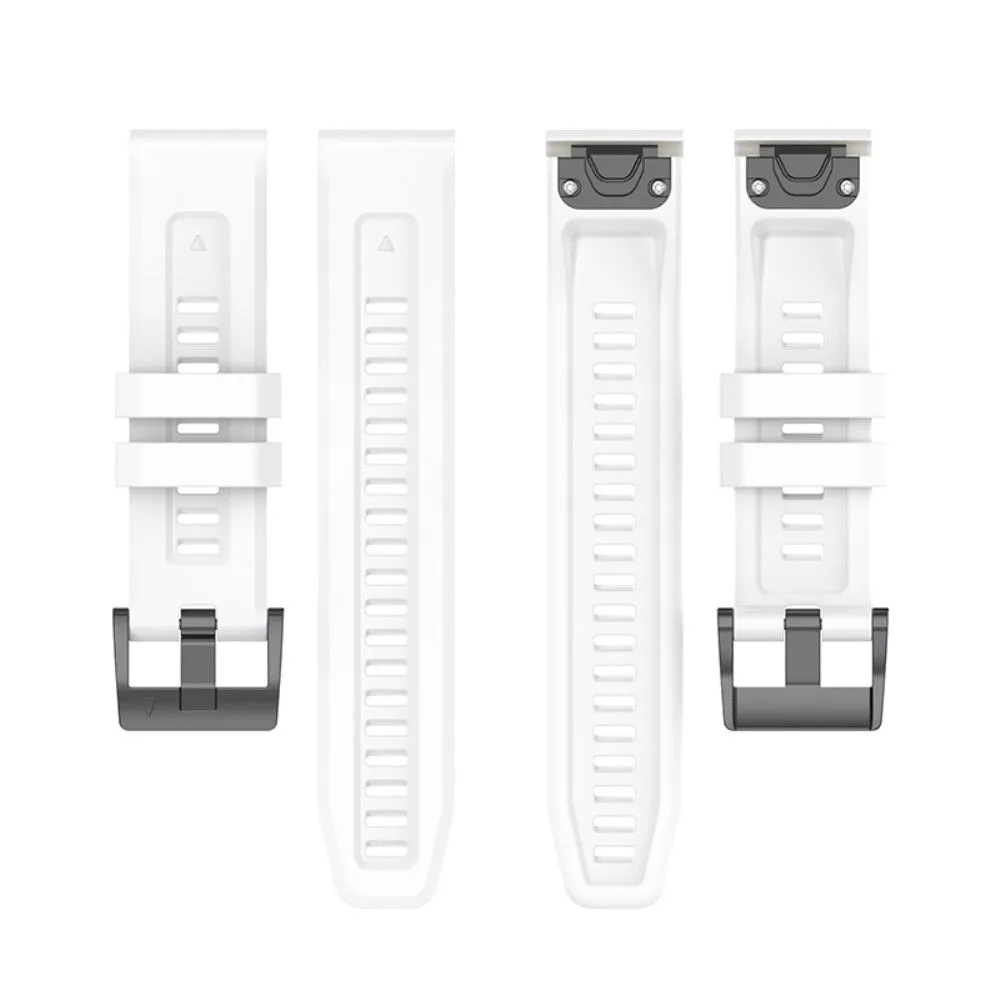 Garmin Fenix 7X / 7X Solar / Tactix 7 silicone watch strap - White