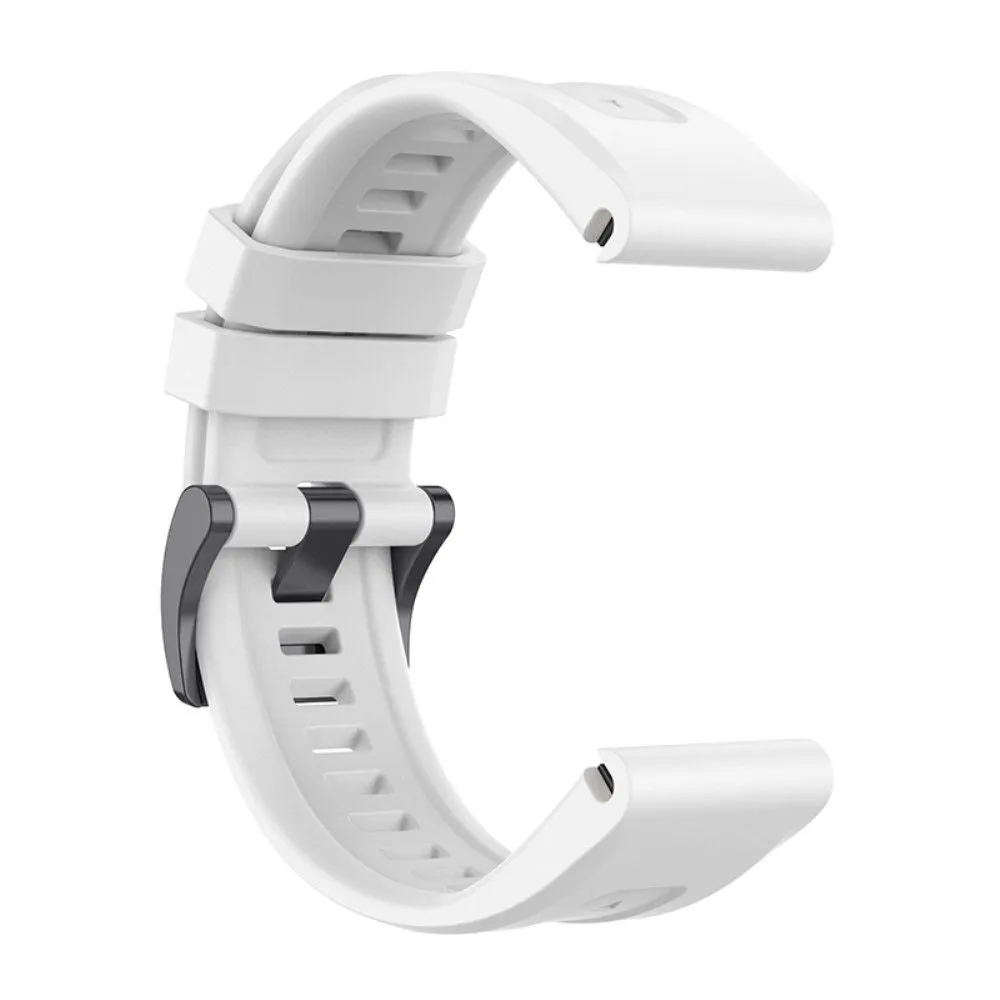 Garmin Fenix 7X / 7X Solar / Tactix 7 silicone watch strap - White