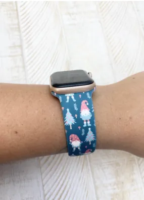 Gnome holiday watch band