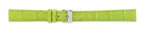 Green Alligator Leather Watch Band 14mm 175847