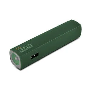 Halo Pocket Power Starlight 3000mAh Power Bank with Flash Light, Green