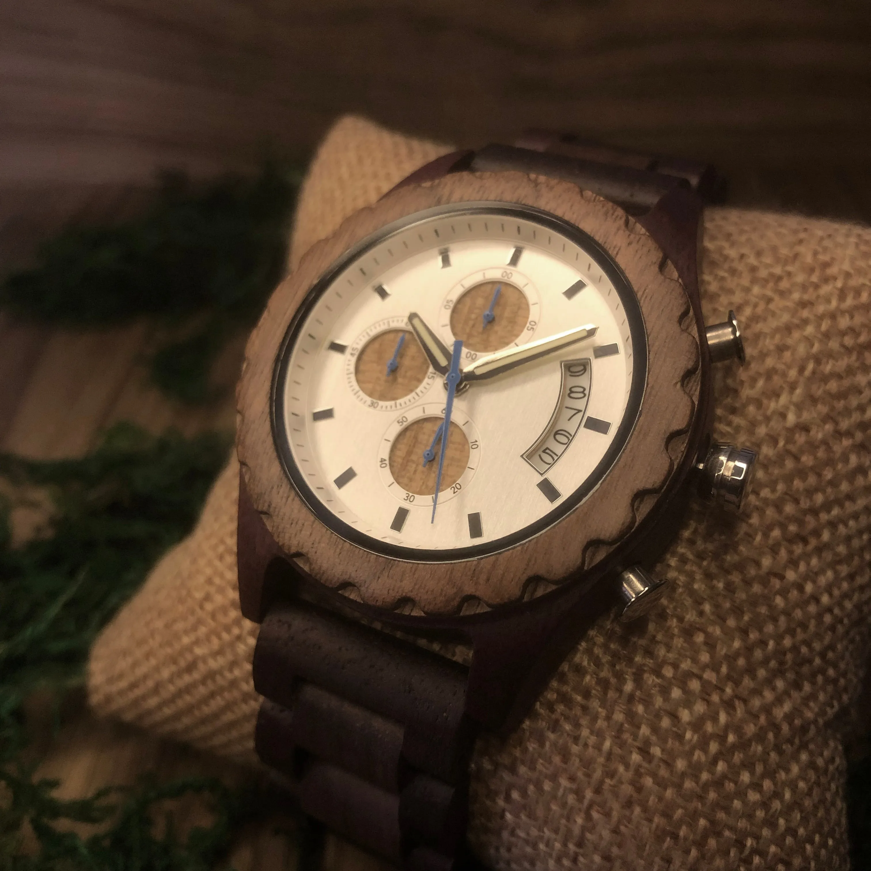 Havasu - Violet & Walnut Chronograph