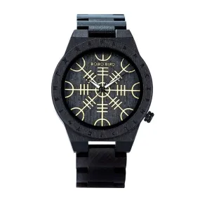 Helm Of Awe Black Viking Watch