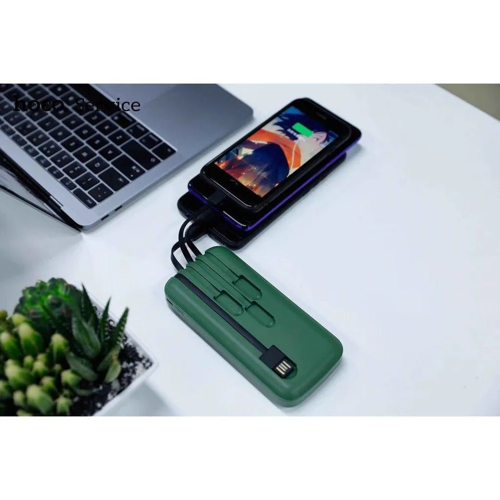 Hoco 10000mAh Power Bank With Four Cable DB07