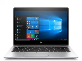 HP EliteBook 840-G6 14" FHD (Touch) Notebook, Intel i5-8365U, 1.60GHz, 8GB RAM, 256GB SSD, Win10P- 9VU67UT#ABA