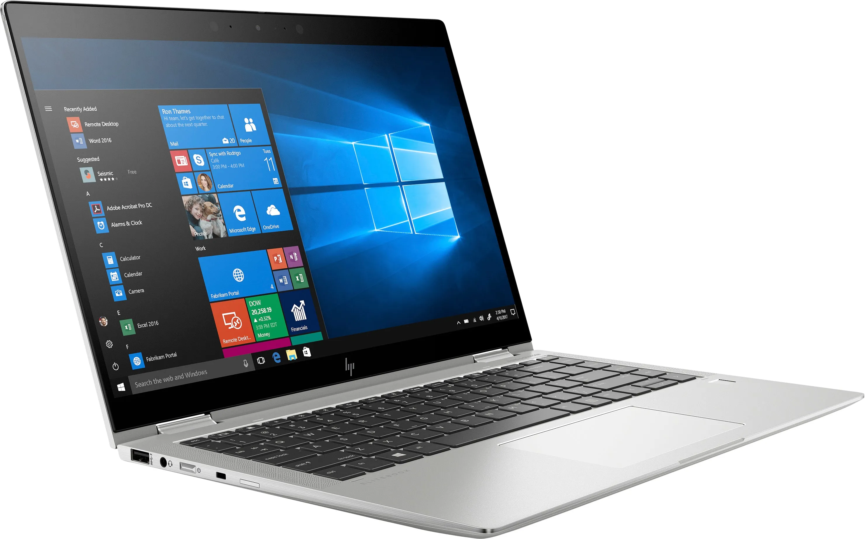 HP EliteBook X360 1040-G6 14" FHD (Touch) Convertible Notebook, Intel Core i7-8565U, 1.80GHz, 16GB RAM, 256GB SSD, Win 10 Pro- 7XF68UT#ABA (Certified Refurbished)