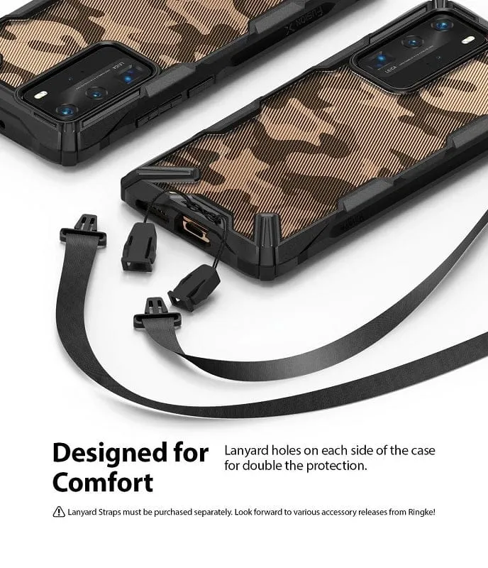 Huawei P40 Pro Case FusionX Camo Black Ringke