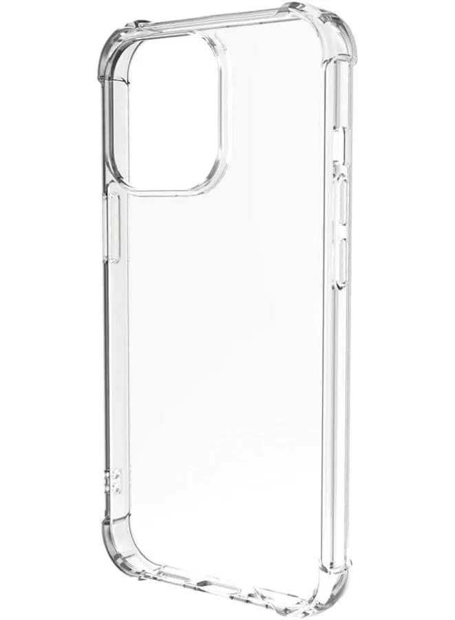 iPhone 14 Case Clear Soft Flexible TPU Anti-Shock Slim Transparent Back Cover with Reinforced Bumper Corners