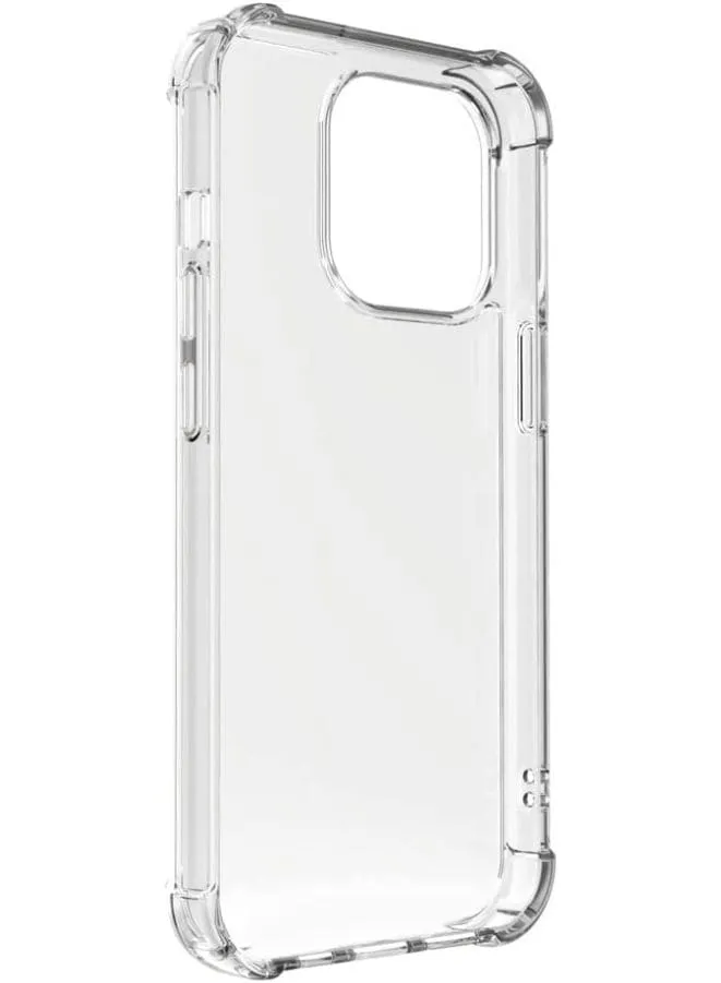 iPhone 14 Case Clear Soft Flexible TPU Anti-Shock Slim Transparent Back Cover with Reinforced Bumper Corners