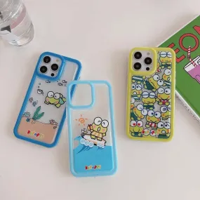 Japanese Cartoon KeroKeroKeroppi Keroppi iPhone Case 7 8 PLUS SE2 XS XR X 11 12 13 14 15 Pro Promax