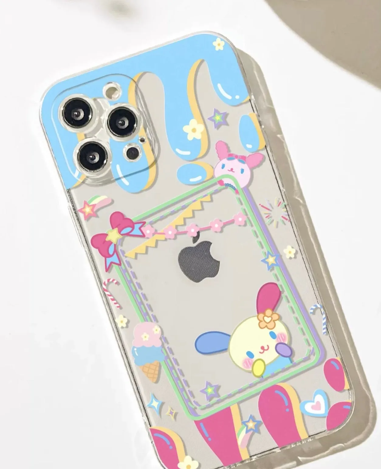 Japanese Cartoon USAHANA with Dessert Photo Frame iPhone Case 6 7 8 PLUS SE2 XS XR X 11 12 13 14 15 Pro Promax 12mini 13mini