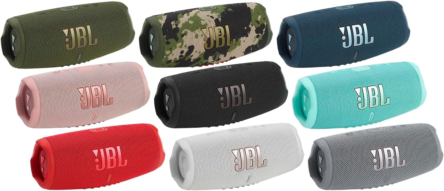 JBL CHARGE 5 - Portable Waterproof  Bluetooth Speaker with Powerbank USB Charge Out  20 Hours Playtime,  Partyboost.