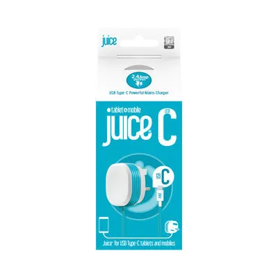 Juice JUI-MAINS-TC-2.4A IN Smartphone, Tablet Blue, White AC Auto