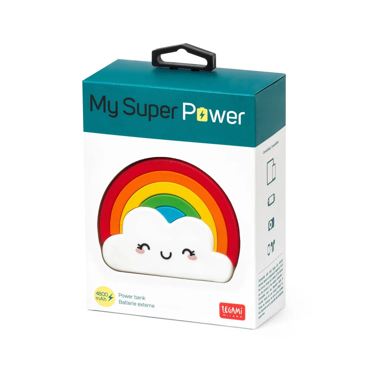 Legami Power Bank - Rainbow