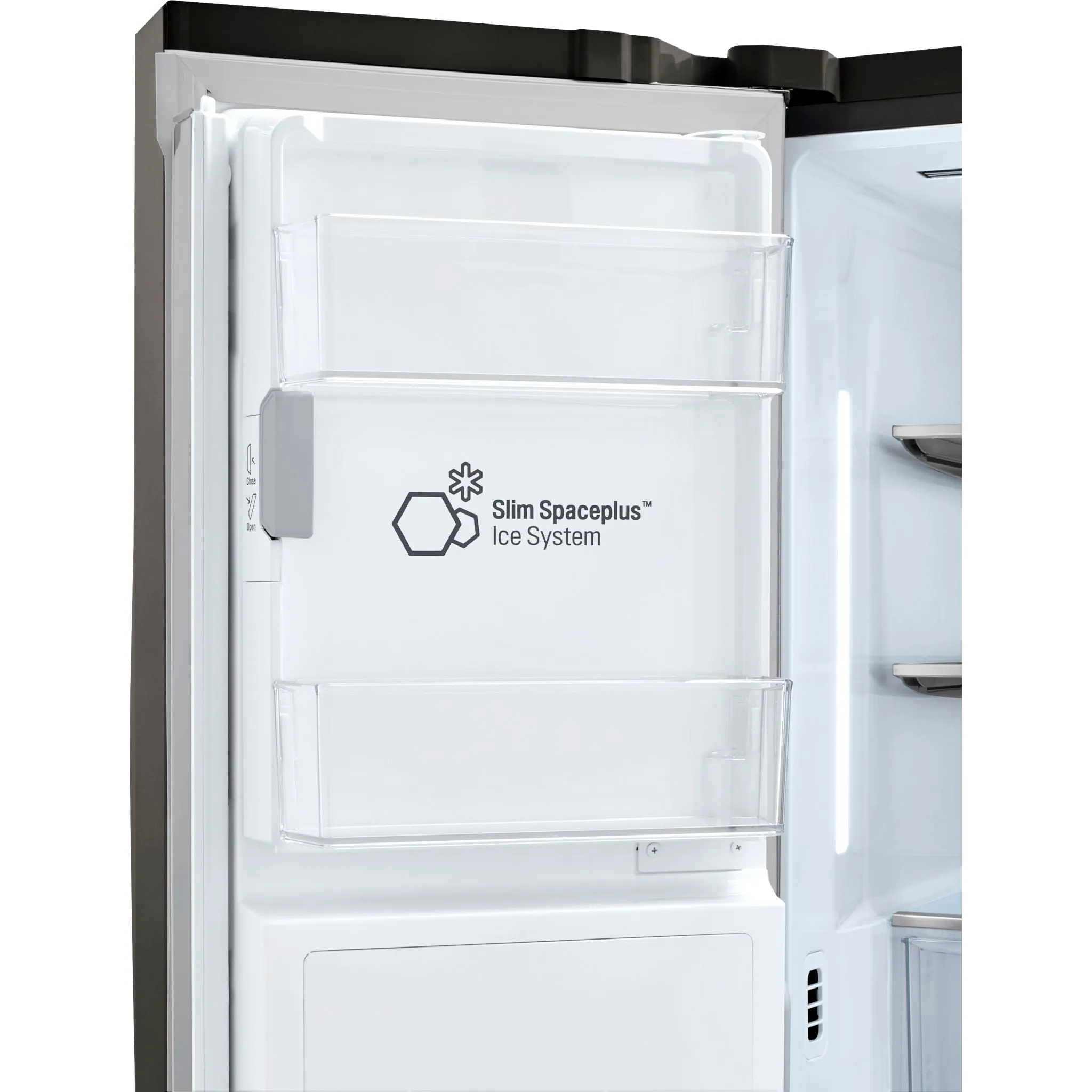 LG French Door Fridge (LRFXS2503D) - Black Stainless