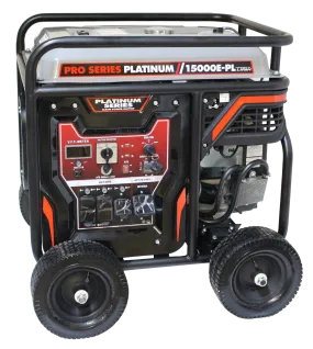 Lifan LF15000-EPL 14000W/15000W Gas Low THD Electric Start Generator New