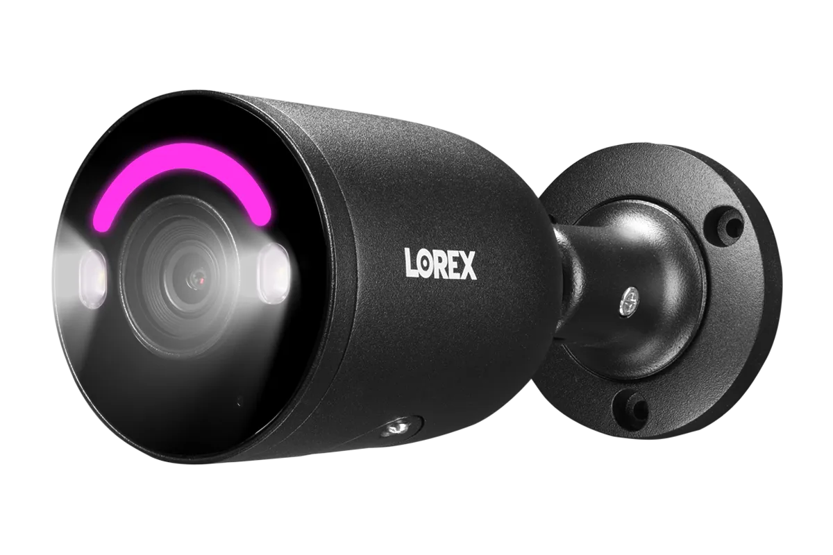 Lorex Fusion 4K 16 Camera Capable (16 Wired or Wi-Fi) 4TB Wired NVR System with Eight H14 IP Bullet Cameras