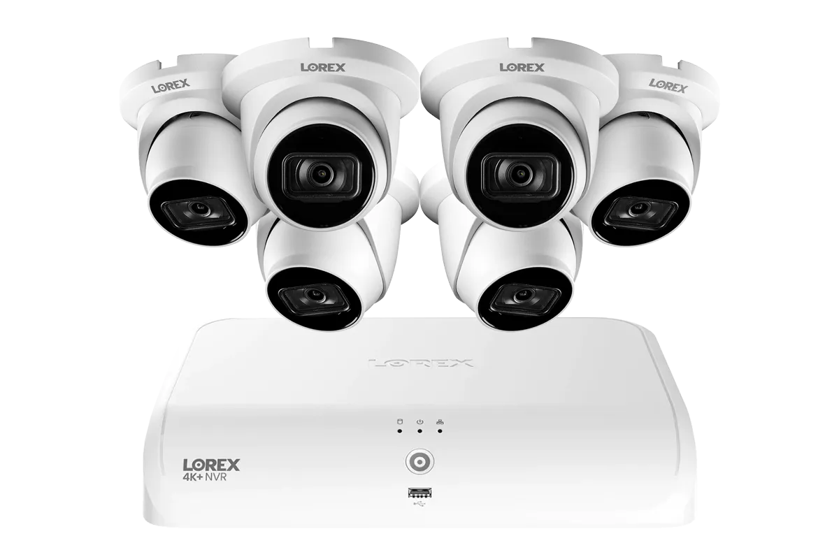 Lorex Fusion Series 4K  16 Channel (8 Wired   8 Fusion Wi-Fi) 2TB Wired System with A14 Wired 4K IP Dome Cameras