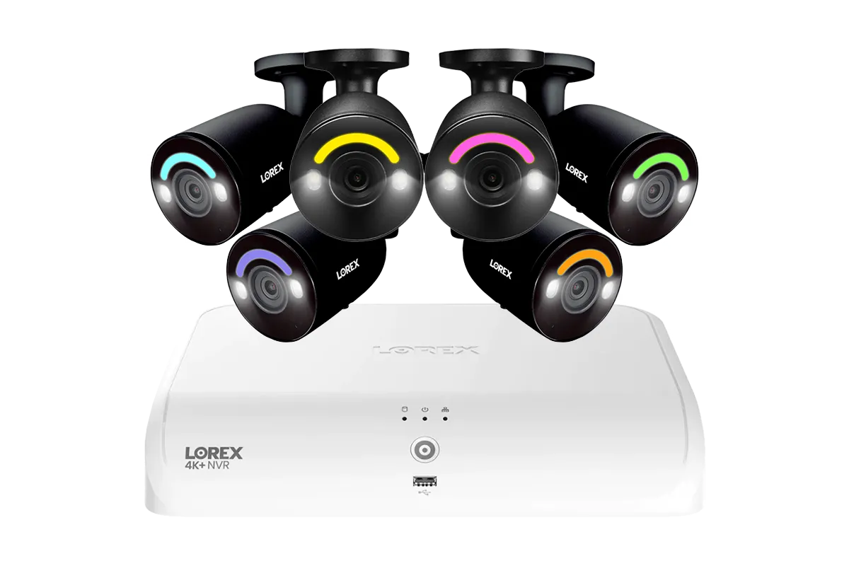 Lorex Fusion Series 4K  16 Channel (8 Wired   8 Fusion Wi-Fi) 2TB Wired System with H14 Wired 4K IP Bullet Cameras