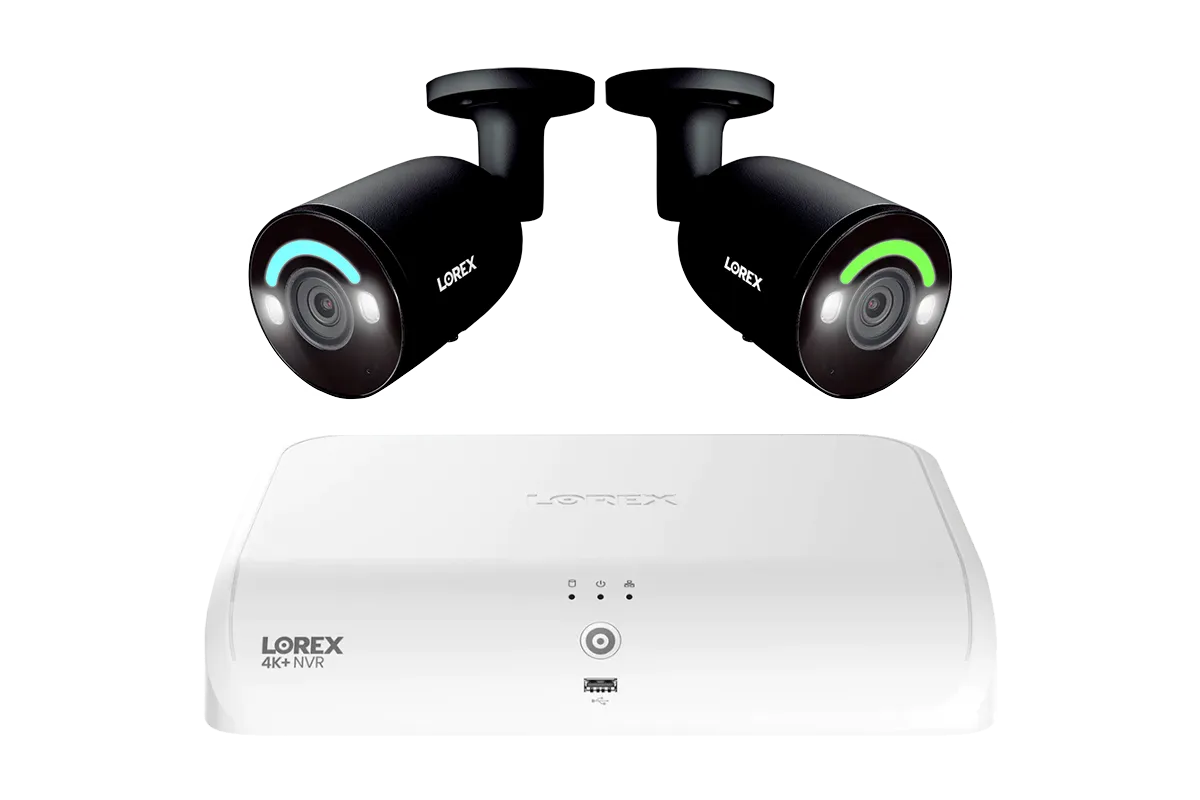 Lorex Fusion Series 4K  16 Channel (8 Wired   8 Fusion Wi-Fi) 2TB Wired System with H14 Wired 4K IP Bullet Cameras