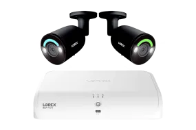 Lorex Fusion Series 4K  16 Channel (8 Wired   8 Fusion Wi-Fi) 2TB Wired System with H14 Wired 4K IP Bullet Cameras