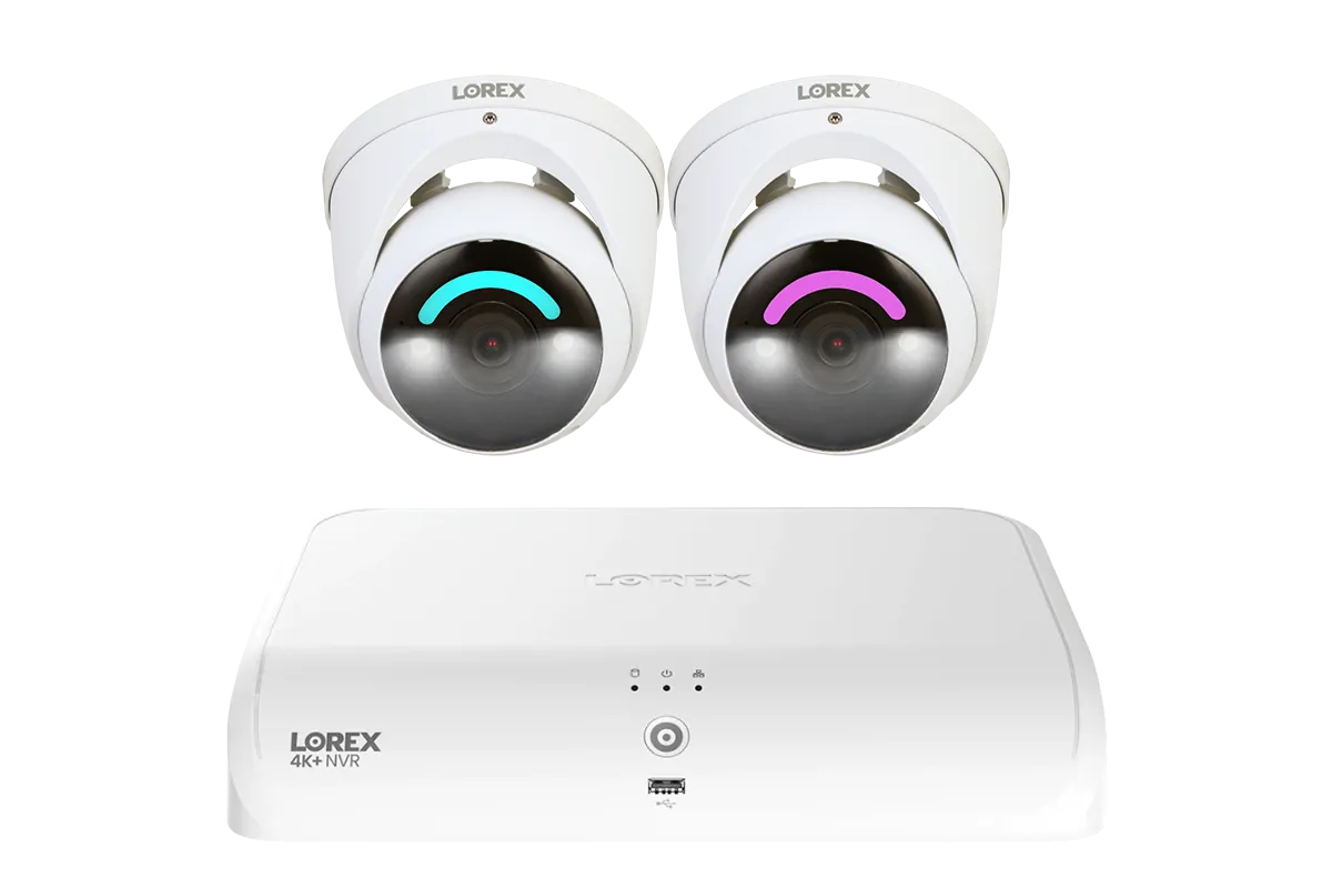 Lorex Fusion Series 4K  16 Channel (8 Wired   8 Fusion Wi-Fi) 2TB Wired System with H16 Wired 4K IP Dome Cameras