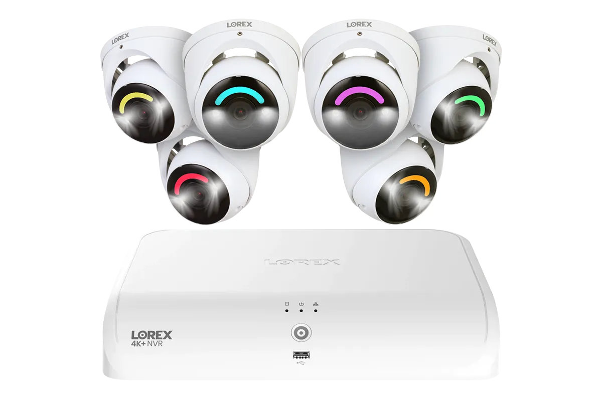 Lorex Fusion Series 4K  16 Channel (8 Wired   8 Fusion Wi-Fi) 2TB Wired System with H16 Wired 4K IP Dome Cameras