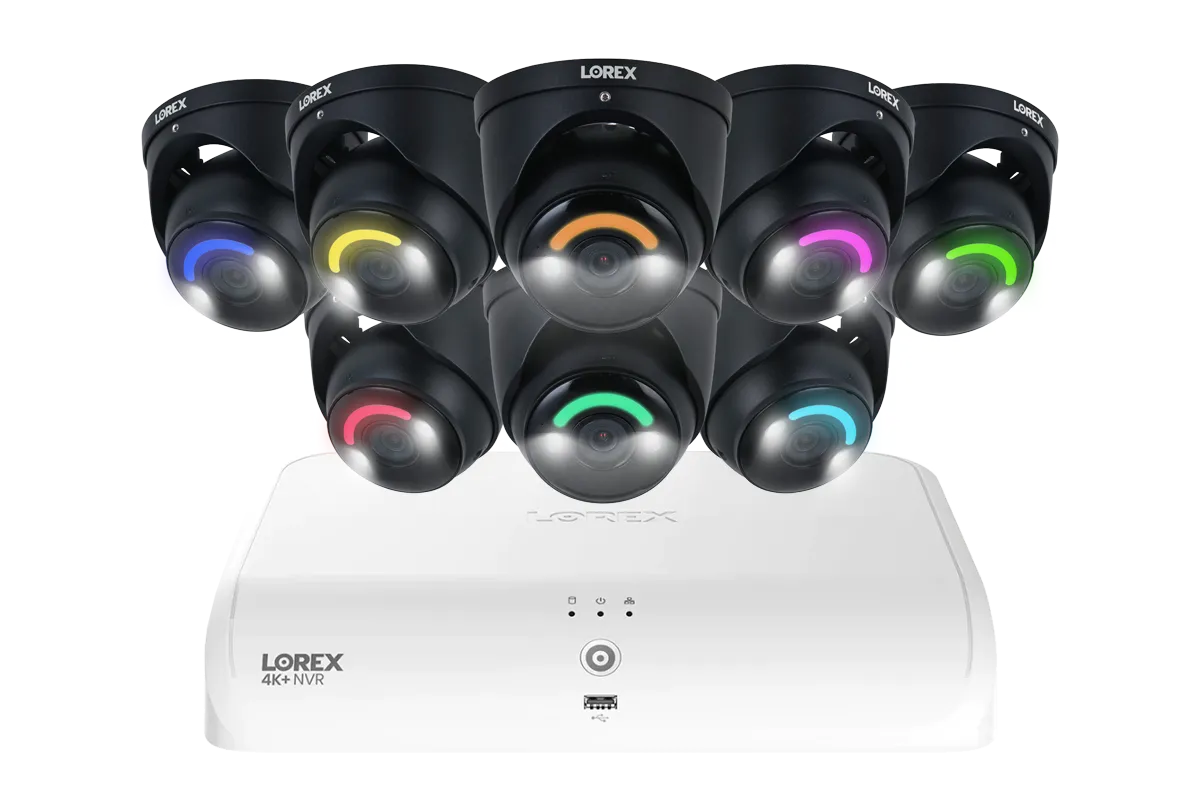 Lorex Fusion Series 4K  16 Channel (8 Wired   8 Fusion Wi-Fi) 2TB Wired System with H16 Wired 4K IP Dome Cameras