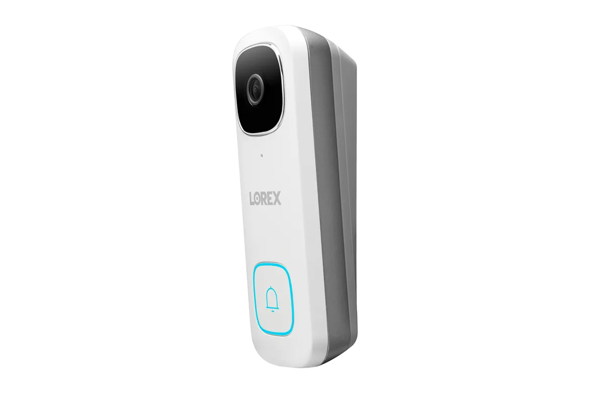 Lorex Smart Home Security Center with 2 Outdoor Cameras, 2 2K Pan-Tilt Indoor Cameras and 2K Doorbell