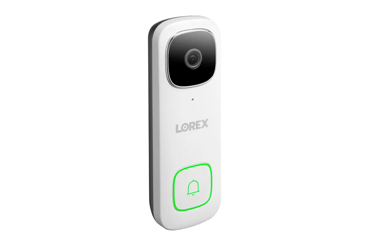 Lorex Smart Home Security Center with 2 Outdoor Cameras, 2 2K Pan-Tilt Indoor Cameras and 2K Doorbell