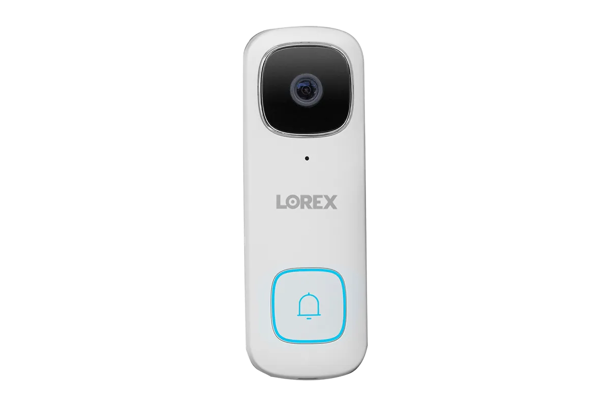 Lorex Smart Home Security Center with 2 Outdoor Cameras, 2 2K Pan-Tilt Indoor Cameras and 2K Doorbell