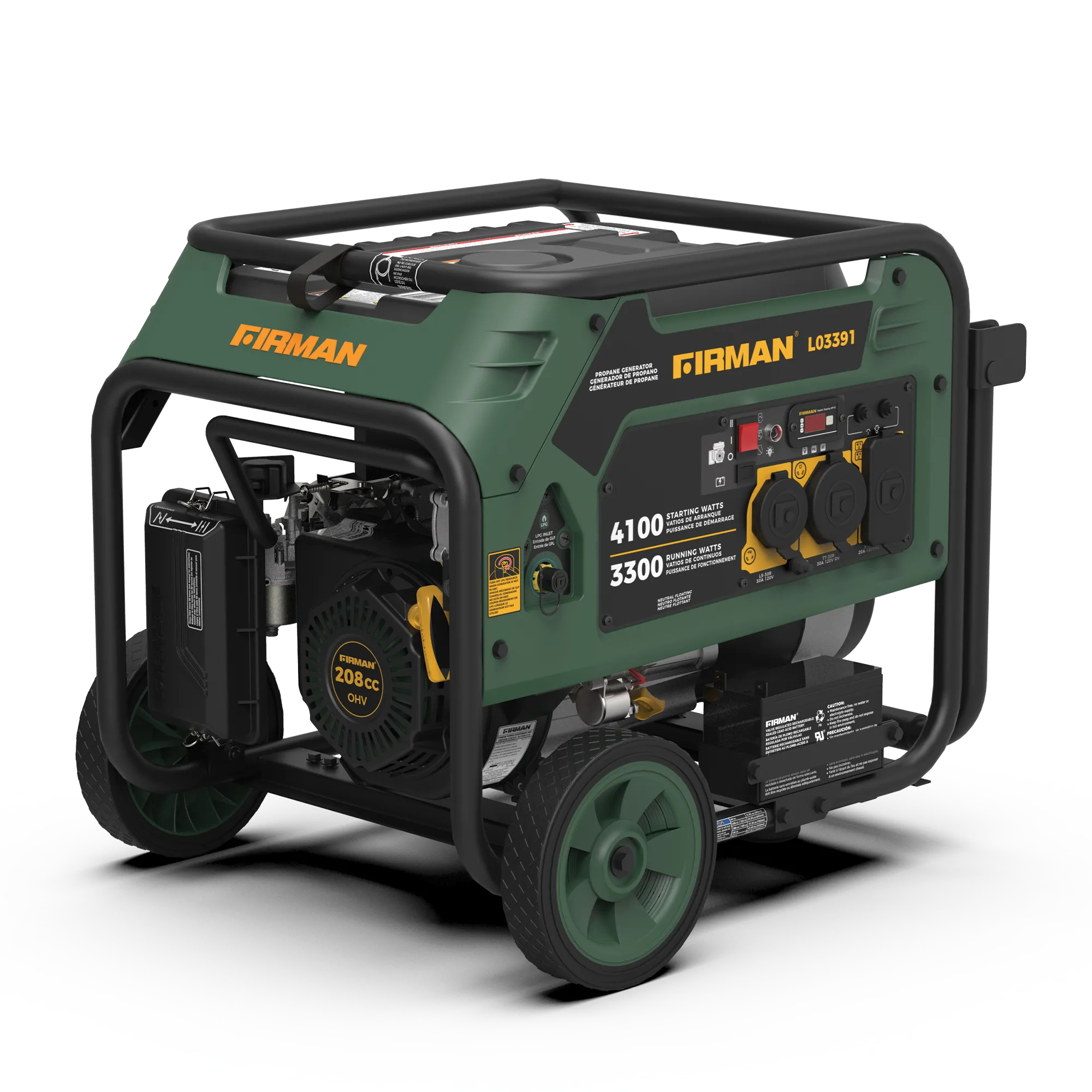 LPG Portable Generator 4100W Electric Start