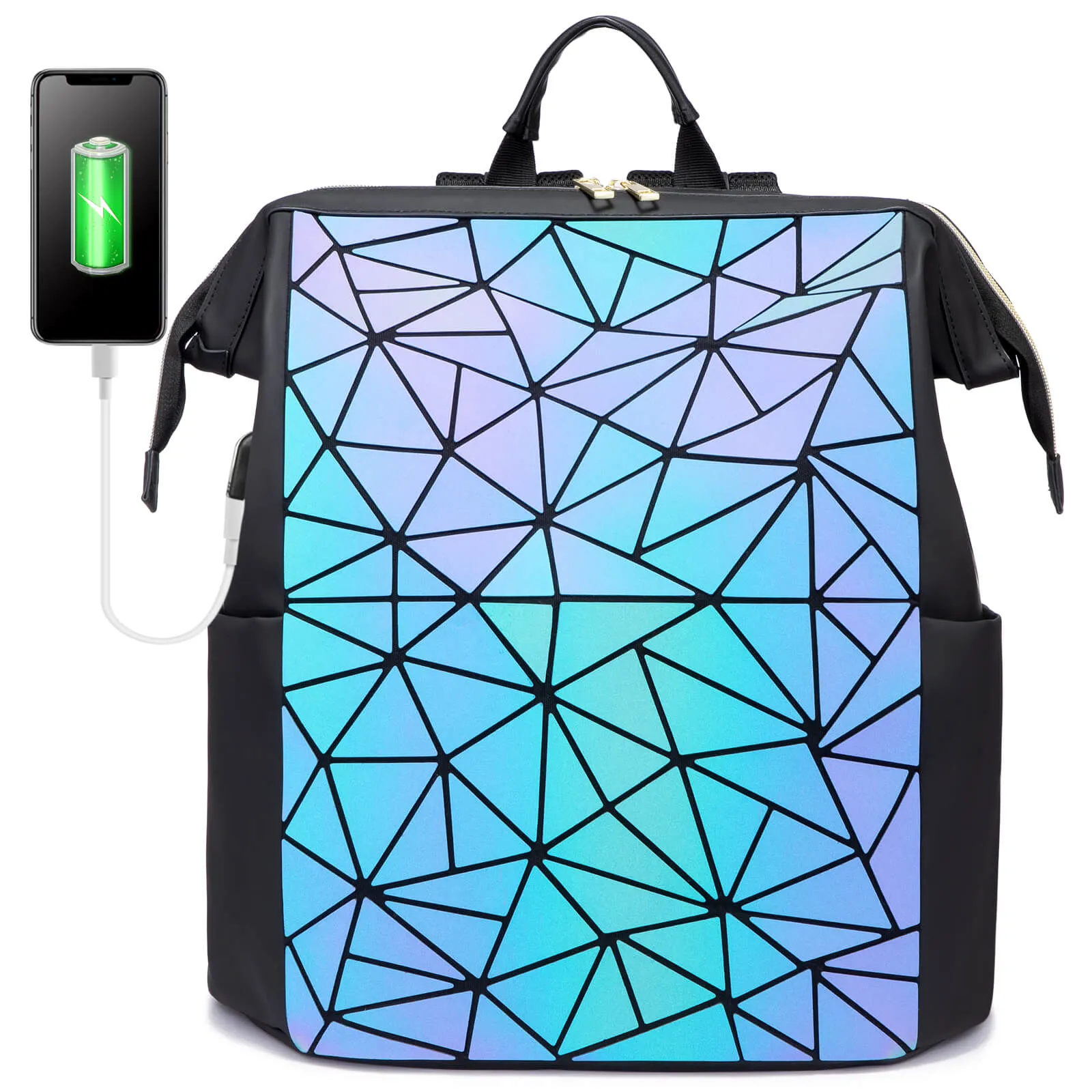 Luminous Backpack with USB port✨🔌