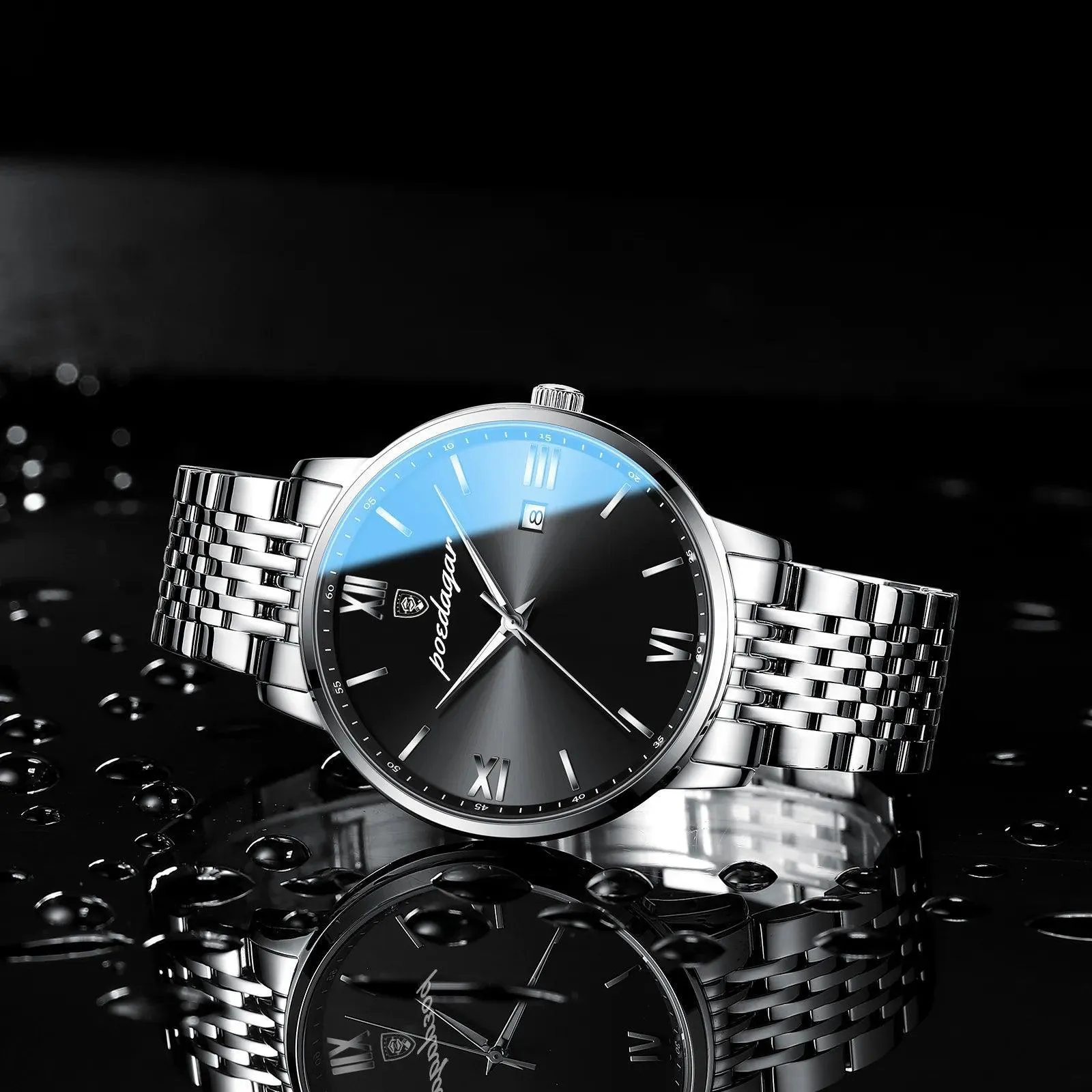 Luxurious Men's Quartz Watch: Stylish Waterproof Timepiece