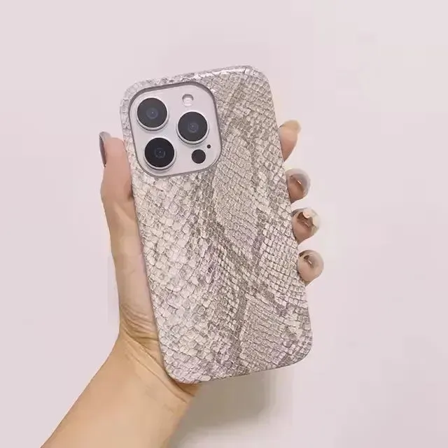 Luxury Snake Texture Phone Case (For iPhones)