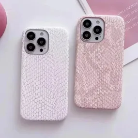 Luxury Snake Texture Phone Case (For iPhones)