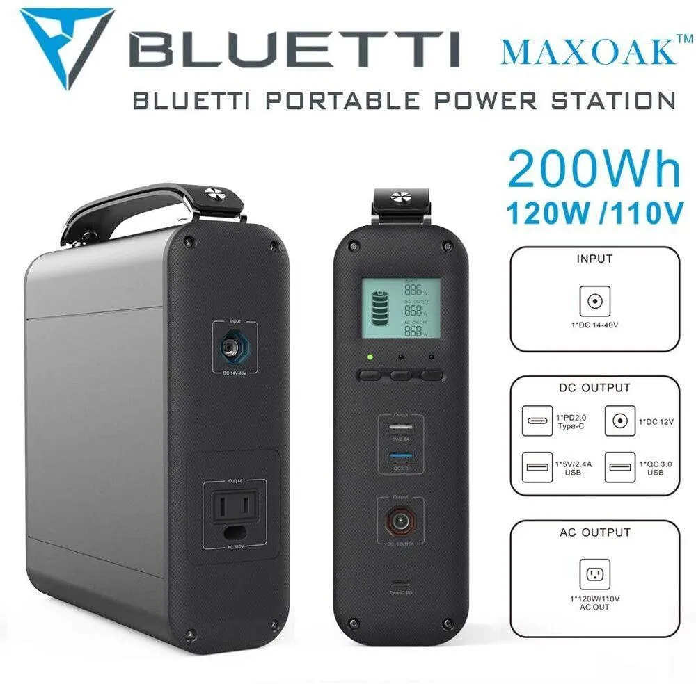 MAXOAK AC20 200Wh/120W Portable Power Station