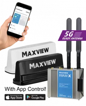 Maxview Roam X Campervan Wi-fi System Black