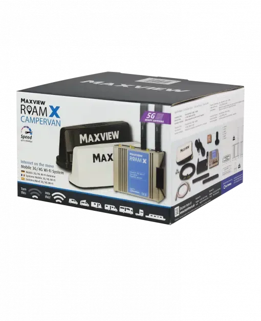 Maxview Roam X Campervan Wi-fi System Black