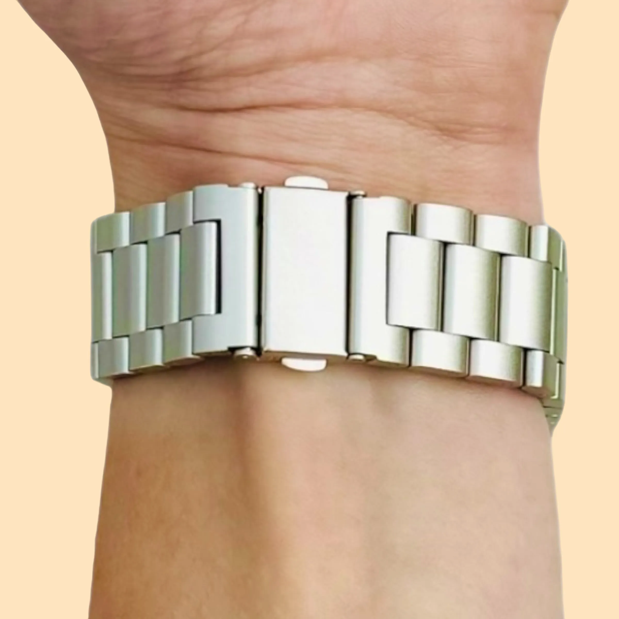 Moochies Connect 4g Stainless Steel Link Watch Strap