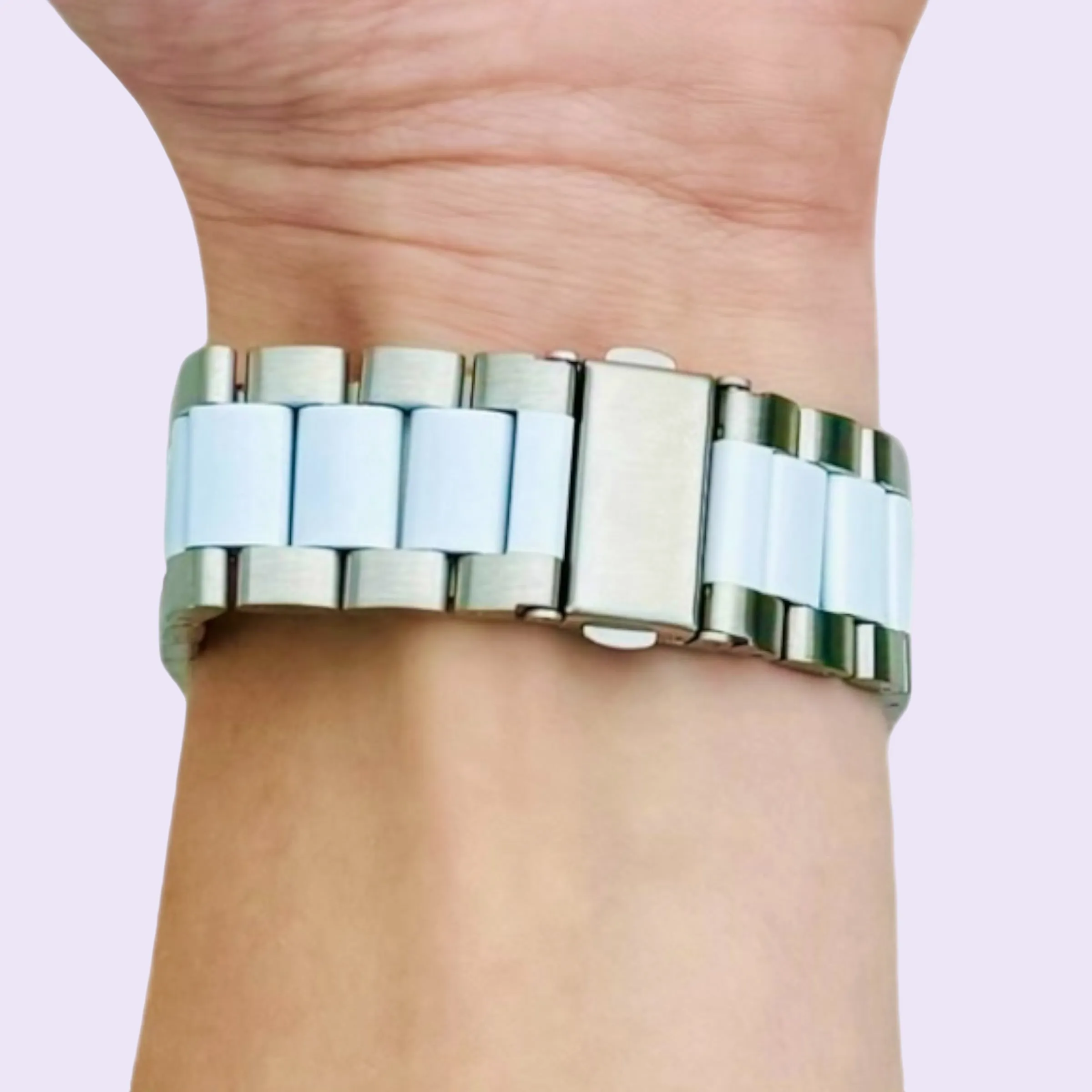 Moochies Connect 4g Stainless Steel Link Watch Strap