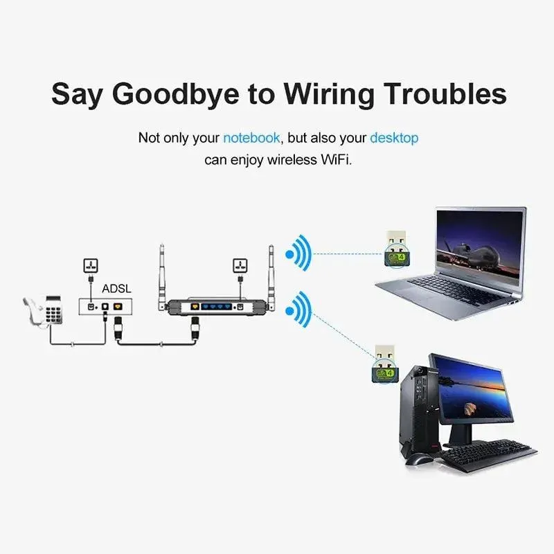 MT7601 Wifi Dongle Antena Wi-fi USB Adapter Network Card 2.4G Wifi Receiver PC USB Lan