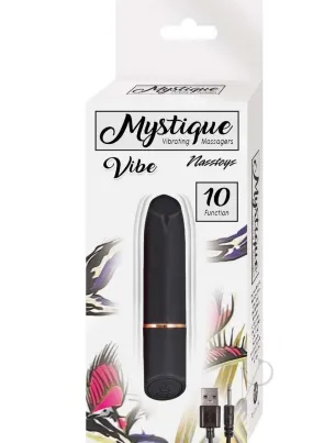 Mystique Vibrating Massager Black