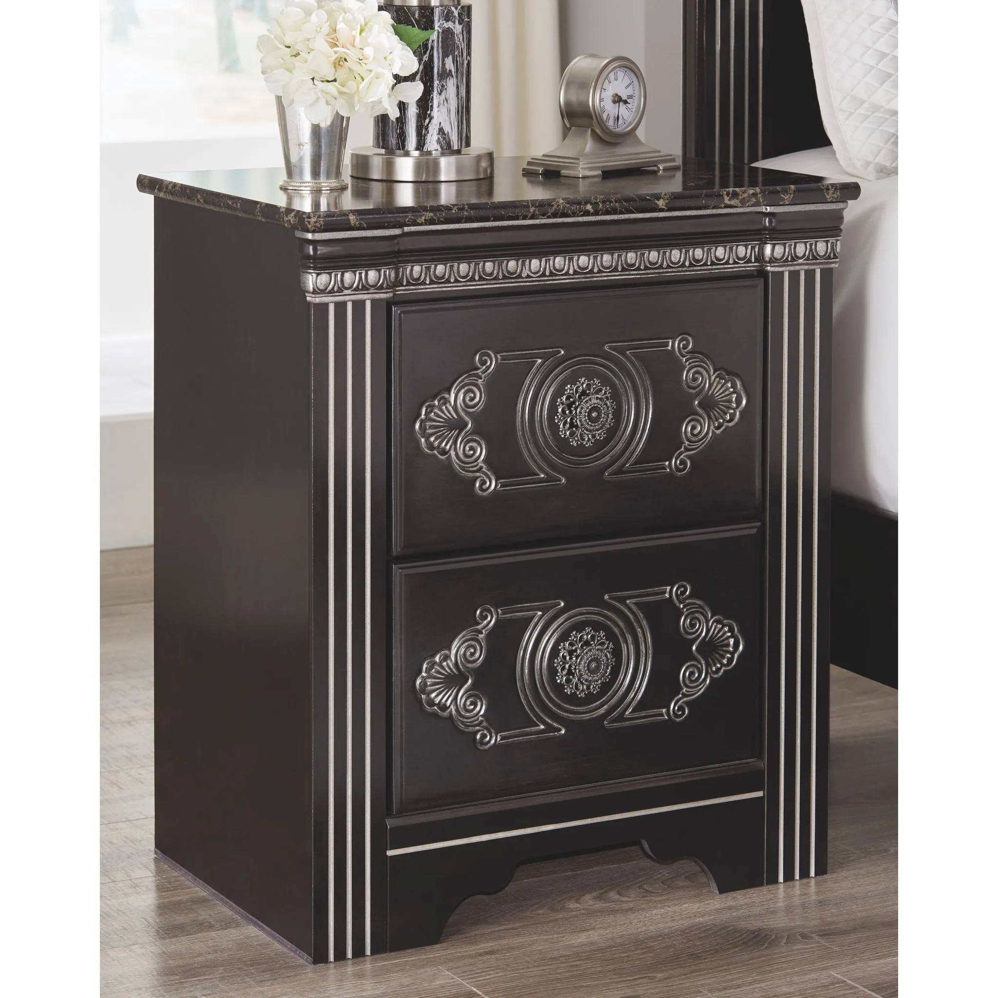 Necessities Nightstand - Dark Brown