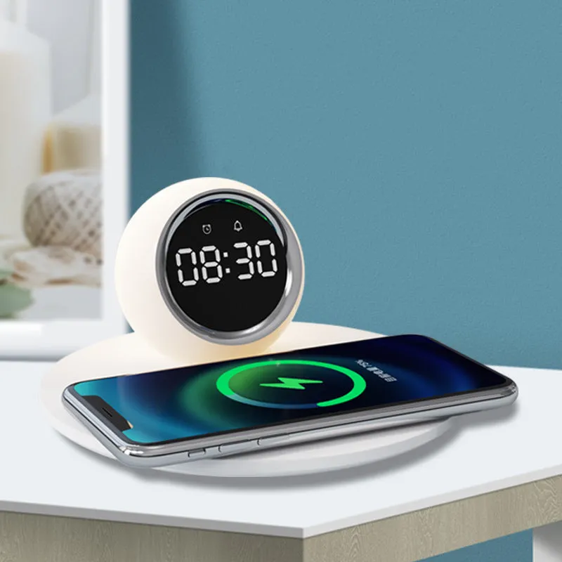 New Creative Alarm Clock Wireless Charging