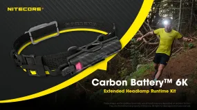 Nitecore Carbon Battery™ 6K Extended Headlamp Runtime Kit