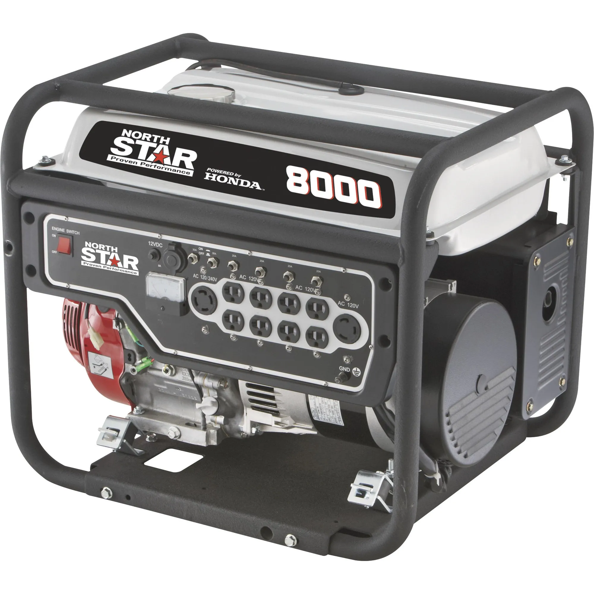 NorthStar 165603 Generator Honda GX390 Low THD 6600W/8000W Gas New