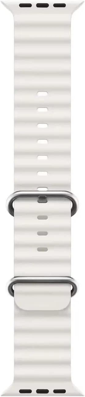 Ocean Band Compatible with Apple Watch 42MM 44MM 45MM 49MM-White