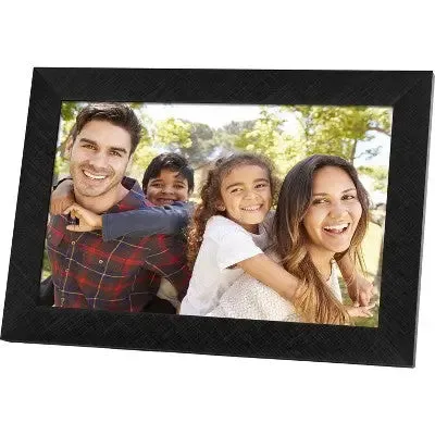 Open Box - 10" Wi-Fi Digital Picture Frame Brushed Black Metal - Polaroid