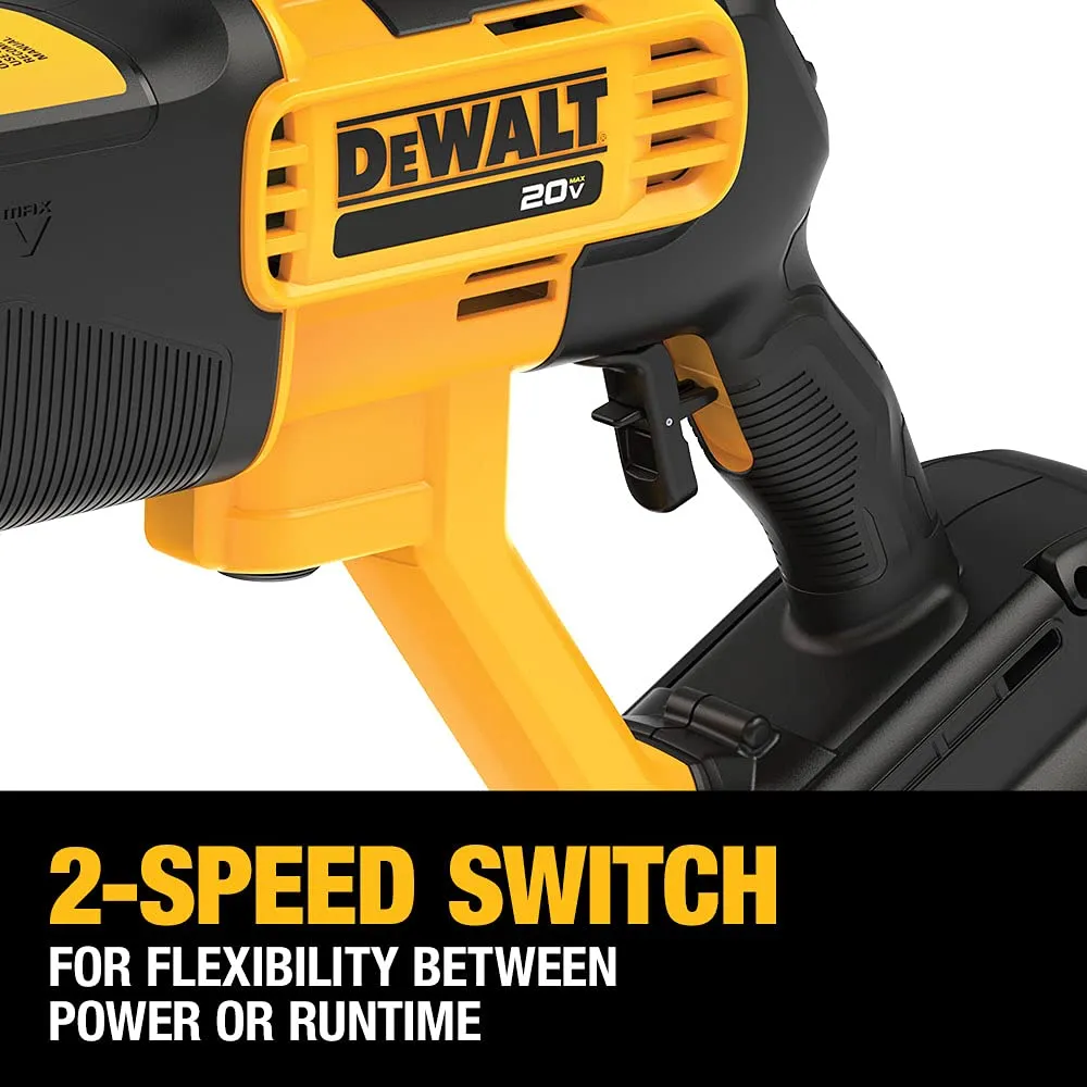 Open Box -  DEWALT 20-Volt MAX 550 PSI, 1.0 GPM Cold Water Cordless Electric Power Cleaner with 4 Nozzles, 5.0 Ah Battery and Charger